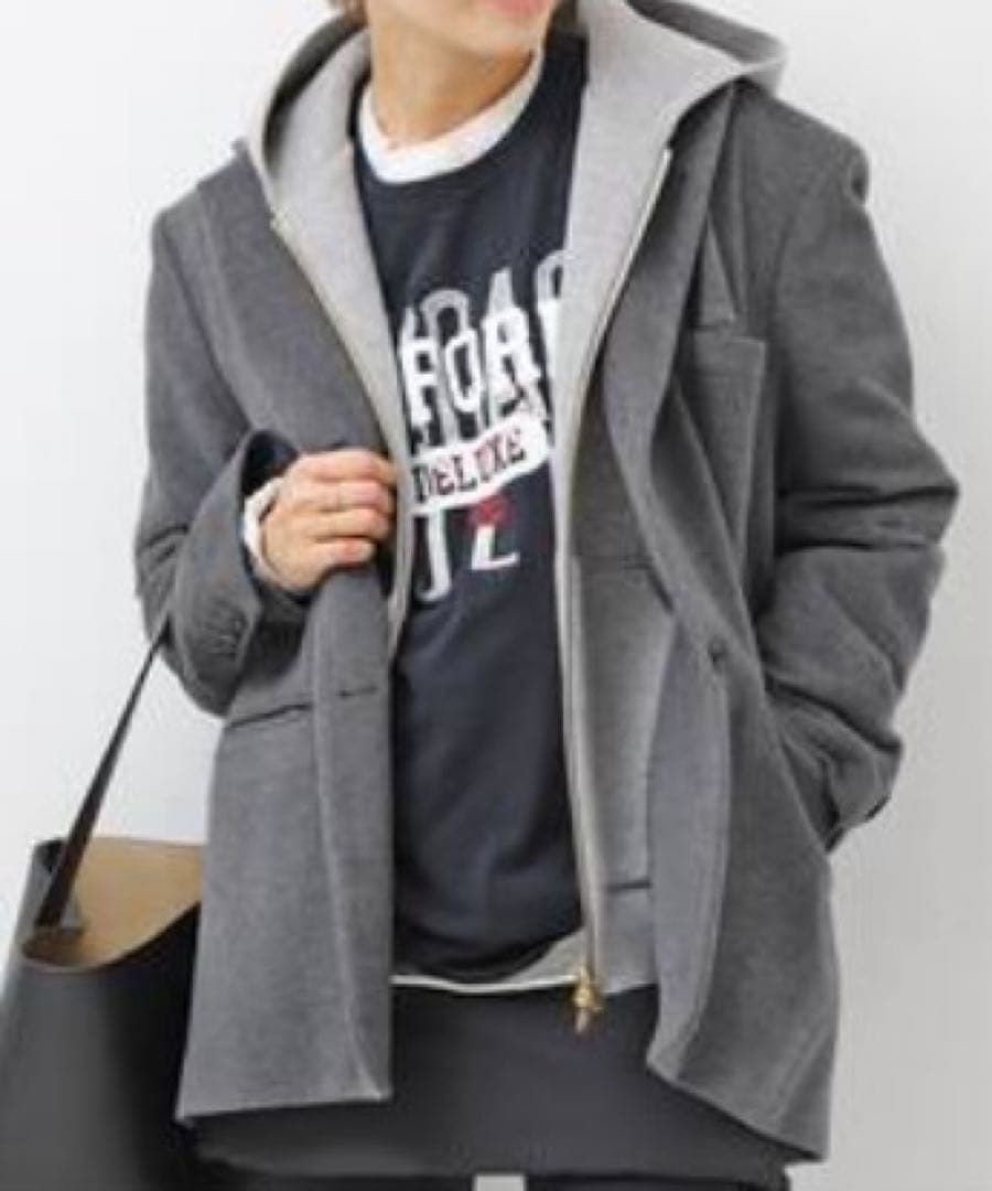 Dad Jacket コート カラー グレーサイズ36