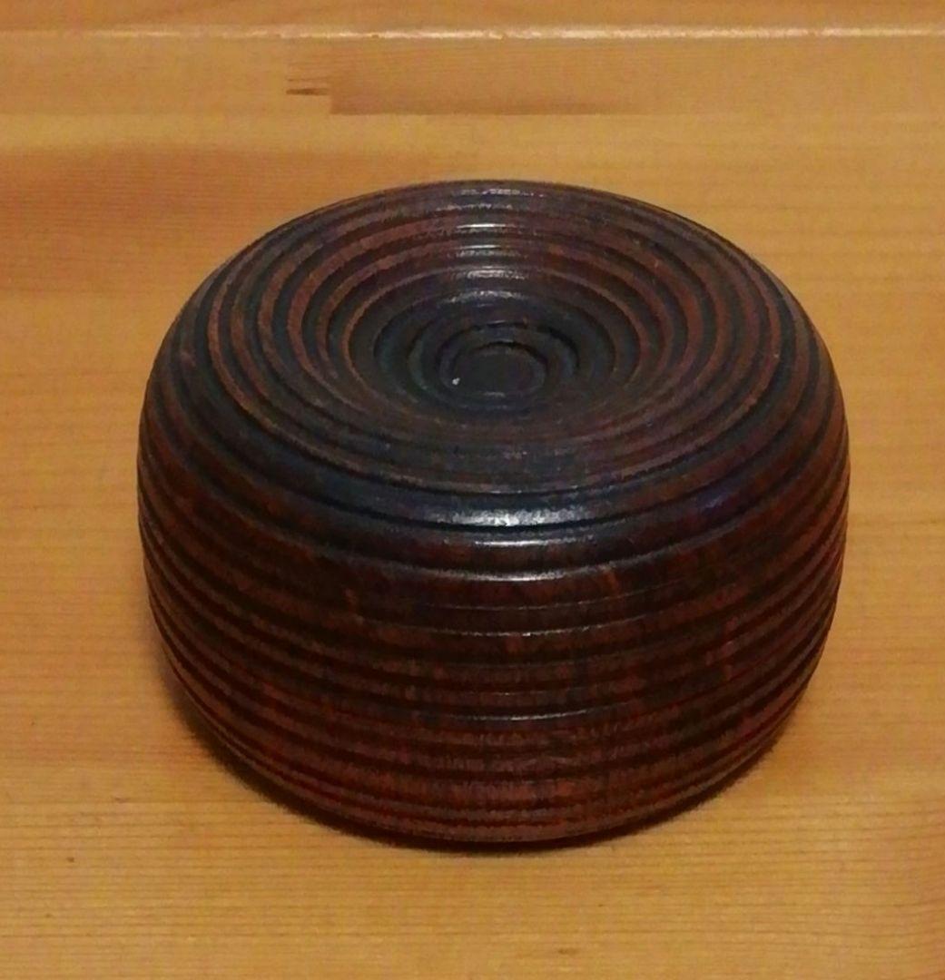 青々斎書付　宗莞作　根太　香合　共箱　共布　茶道具