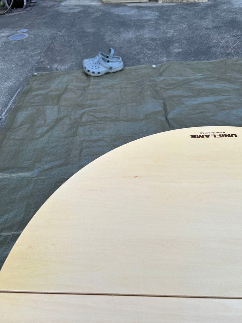 UNIFLANE(ユニフレーム) アウトドアテーブル 廃盤 ラウンドZATAKU