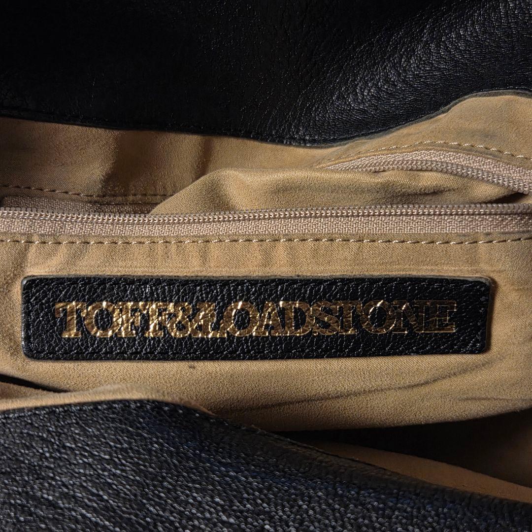 00's TOFF＆LOADSTONE レザーショルダーバッグ　y2k