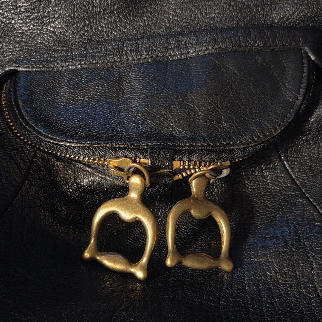 00's TOFF＆LOADSTONE レザーショルダーバッグ　y2k