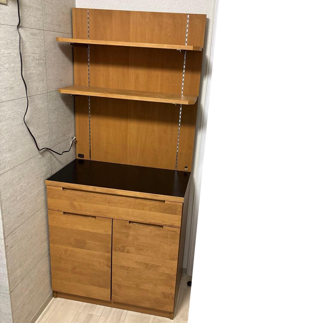 【専用となります】　　unico ワイス キッチンボード 食器棚 レンジボード