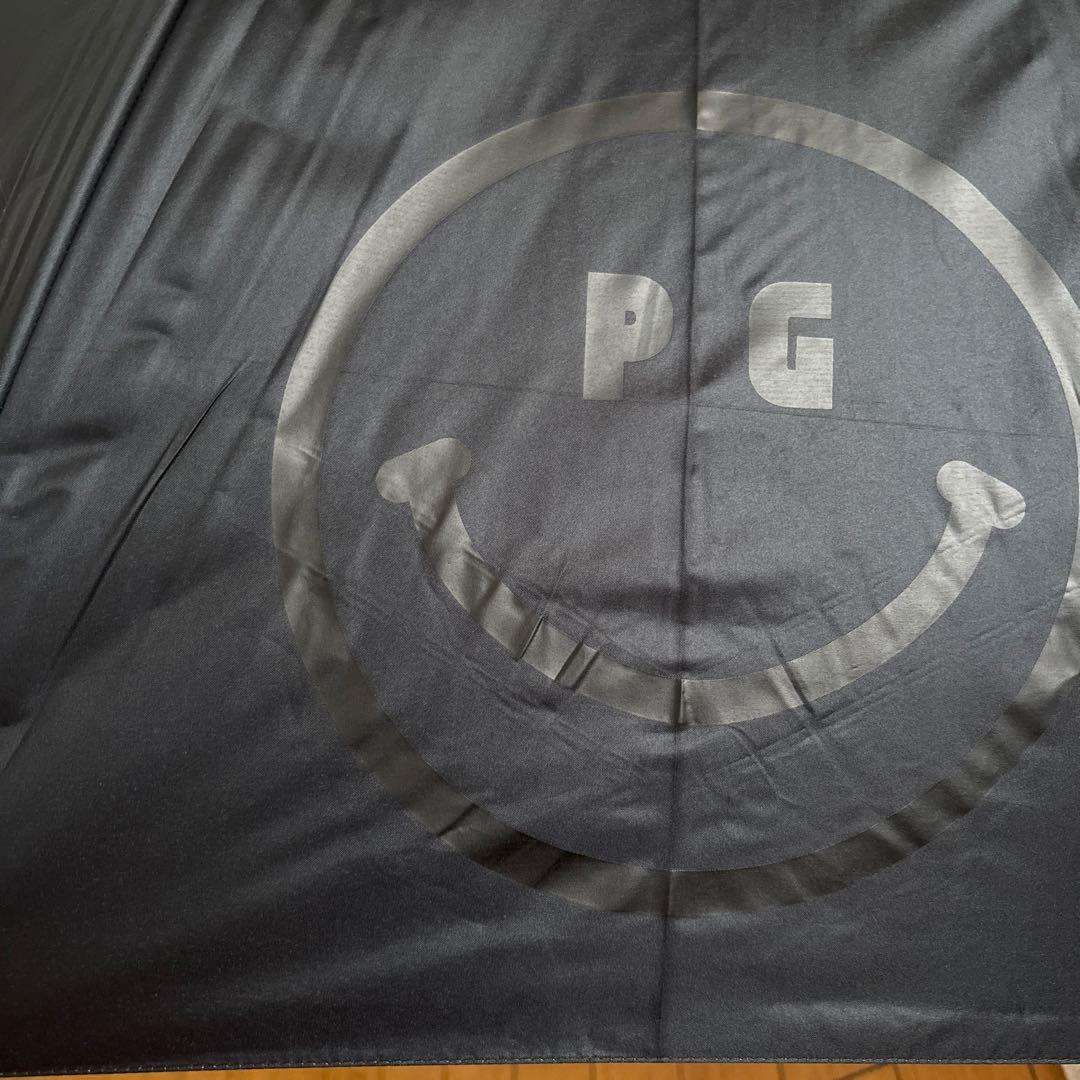 ああ パーリーゲイツ　ゴルフ用傘　ブラック/コミック柄カバー