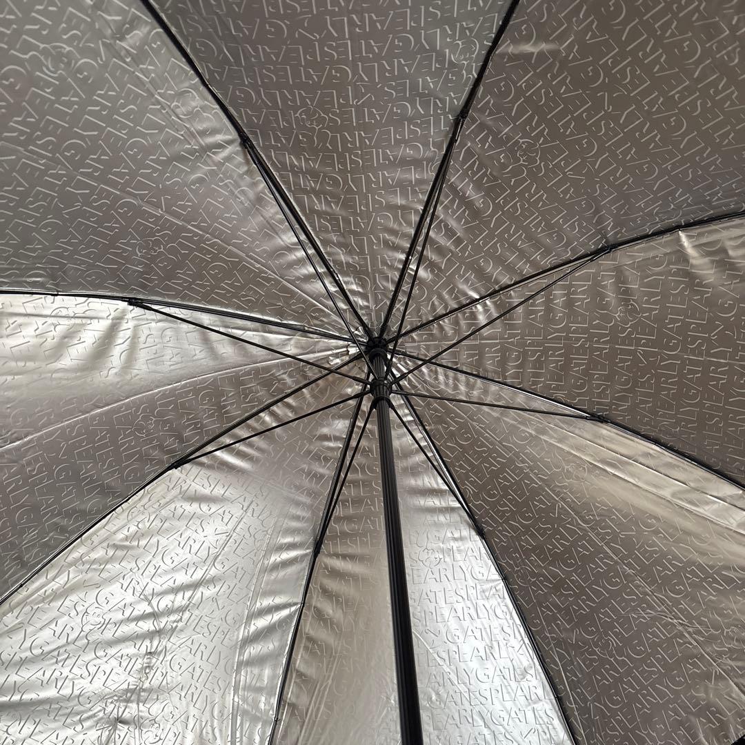 ああ パーリーゲイツ　ゴルフ用傘　ブラック/コミック柄カバー