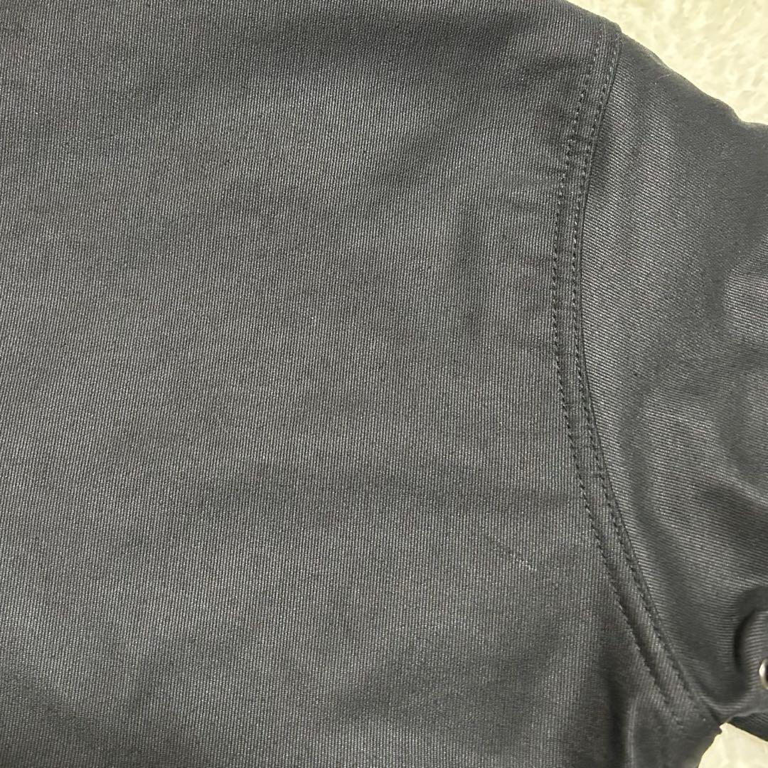 日本製 HOUSTON N-1 デッキジャケット IDEAL ジップ 黒 38