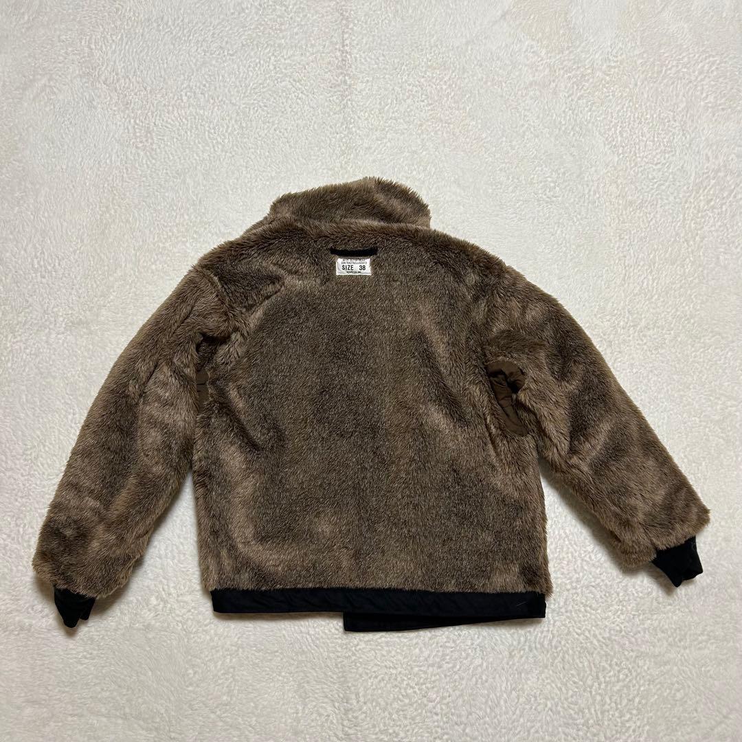 日本製 HOUSTON N-1 デッキジャケット IDEAL ジップ 黒 38