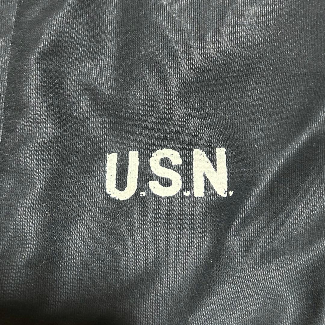 日本製 HOUSTON N-1 デッキジャケット IDEAL ジップ 黒 38