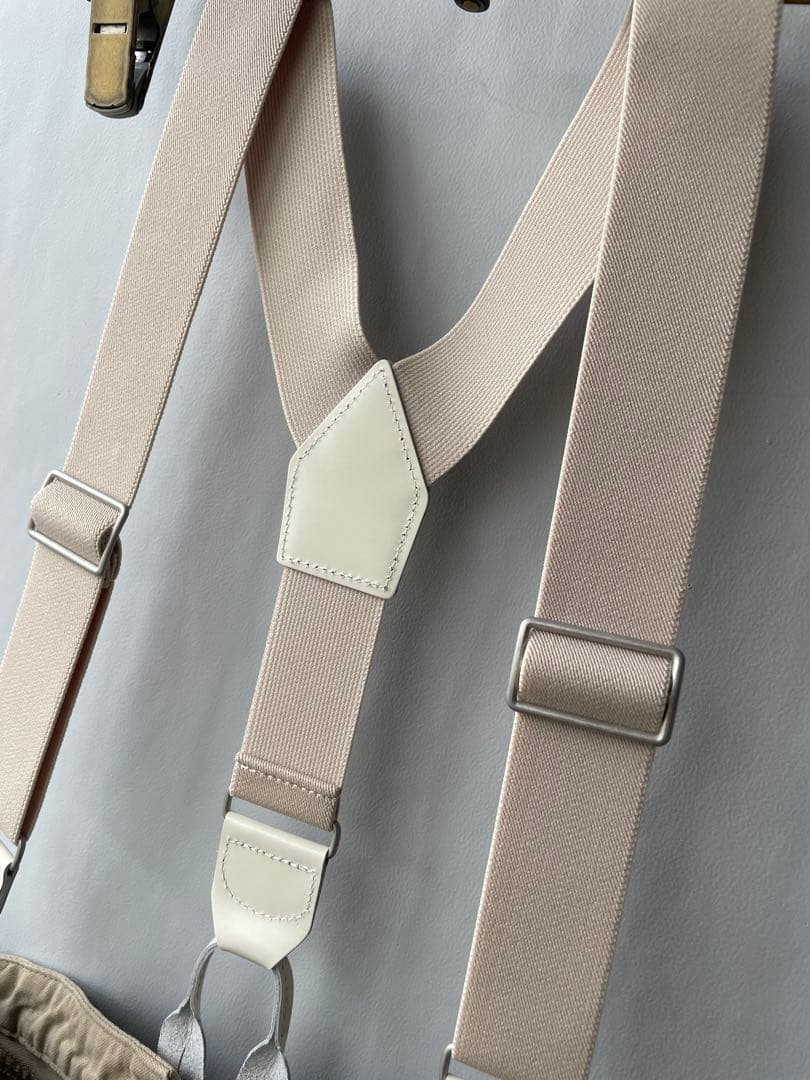 ほぼ未使用✨スピック＆スパン　24SS サスペンダー付きワーカーパンツ　36