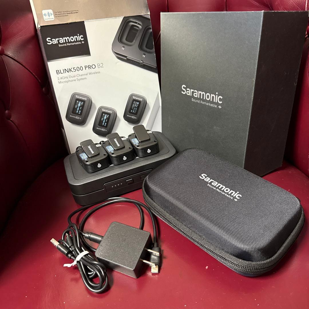 Saramonic Blink500 PRO B2-JP 送信機2台受信機1台