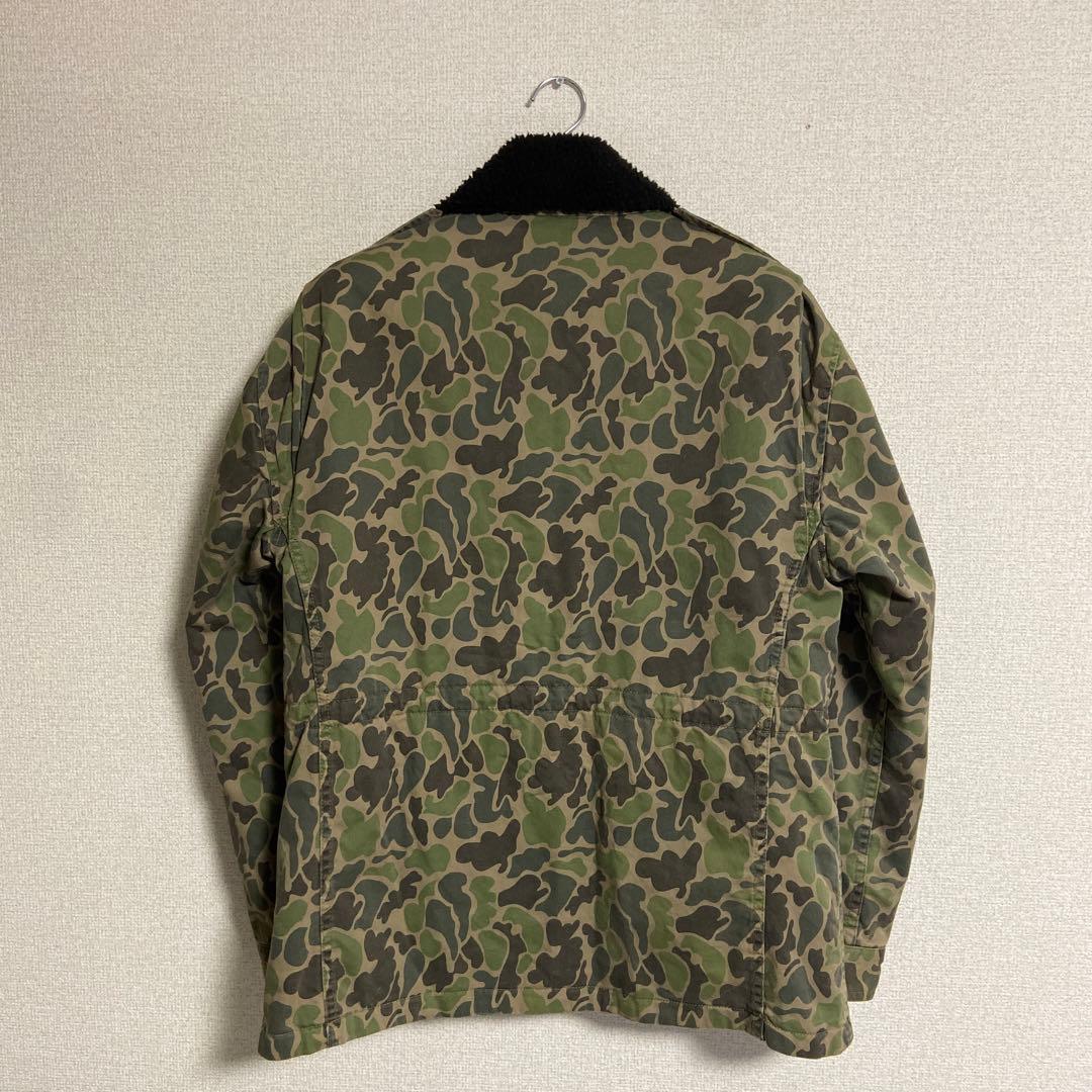 【激レア】オールドステューシー 迷彩 ダックハンターカモ 襟ボアジャケット XL