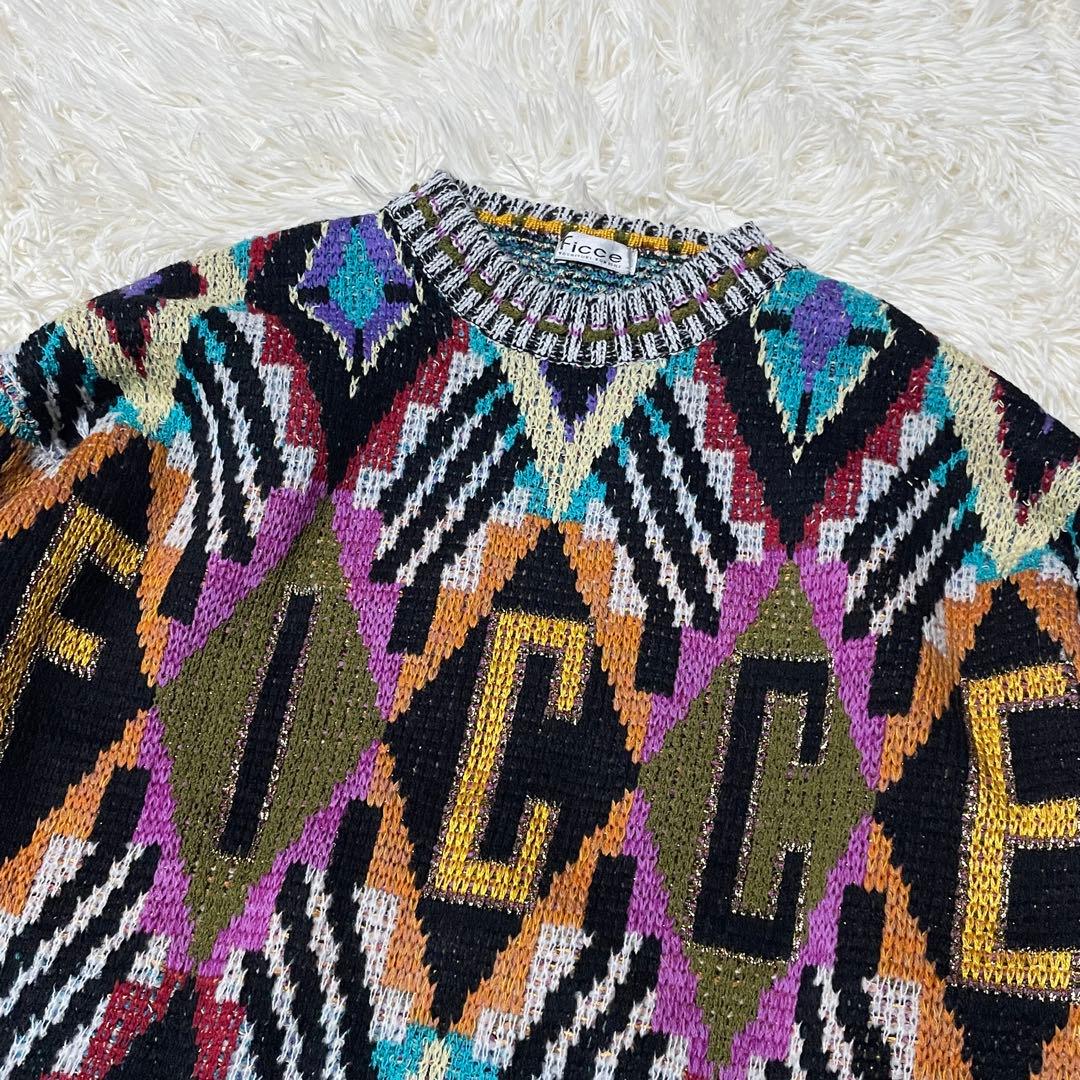 【たまちゃん志】ficce フィッチェ ニット セーター 3D ドン小西