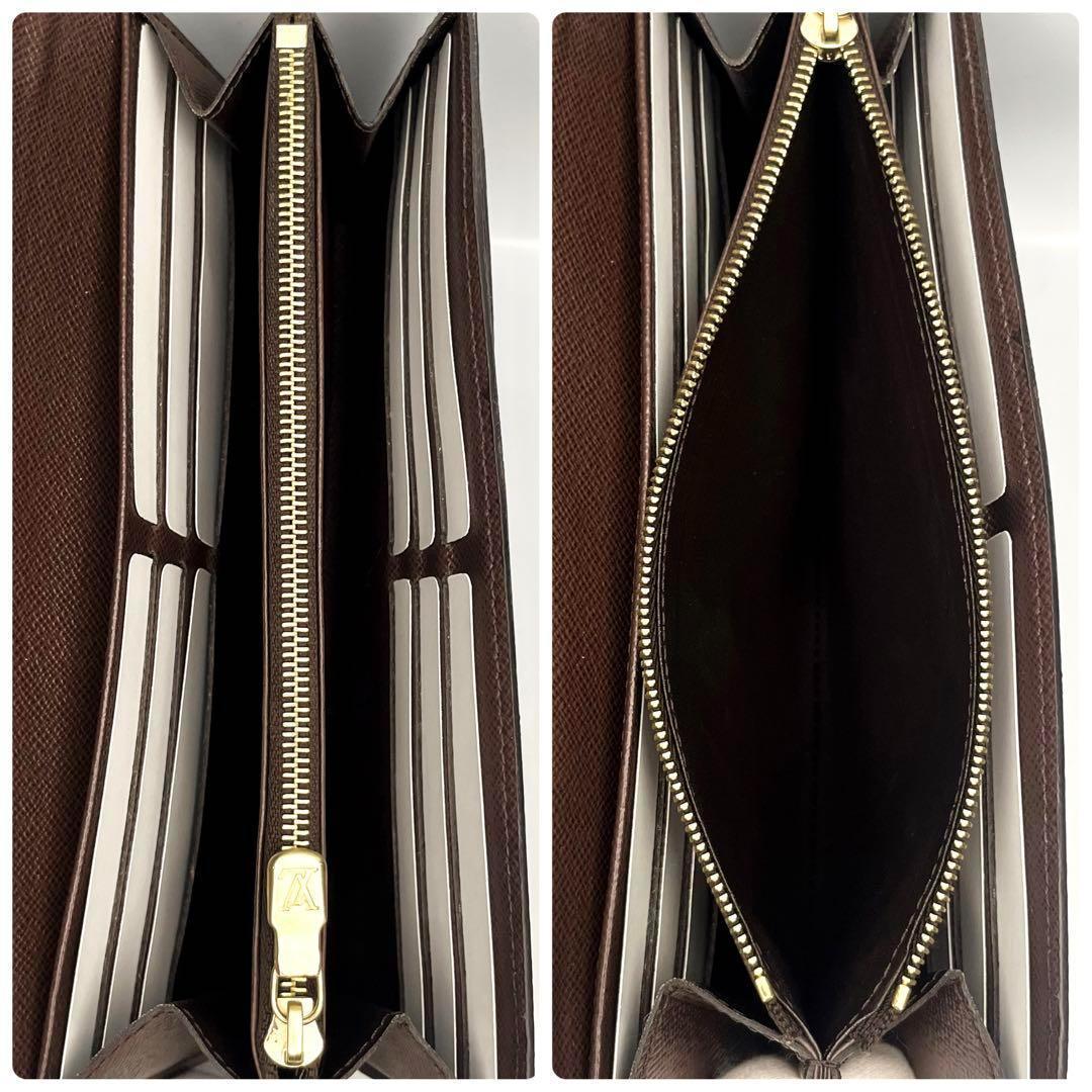 本日限り！ルイヴィトン ポルトフォイユ・サラ ダミエ・エベヌ正規品保証 Z288