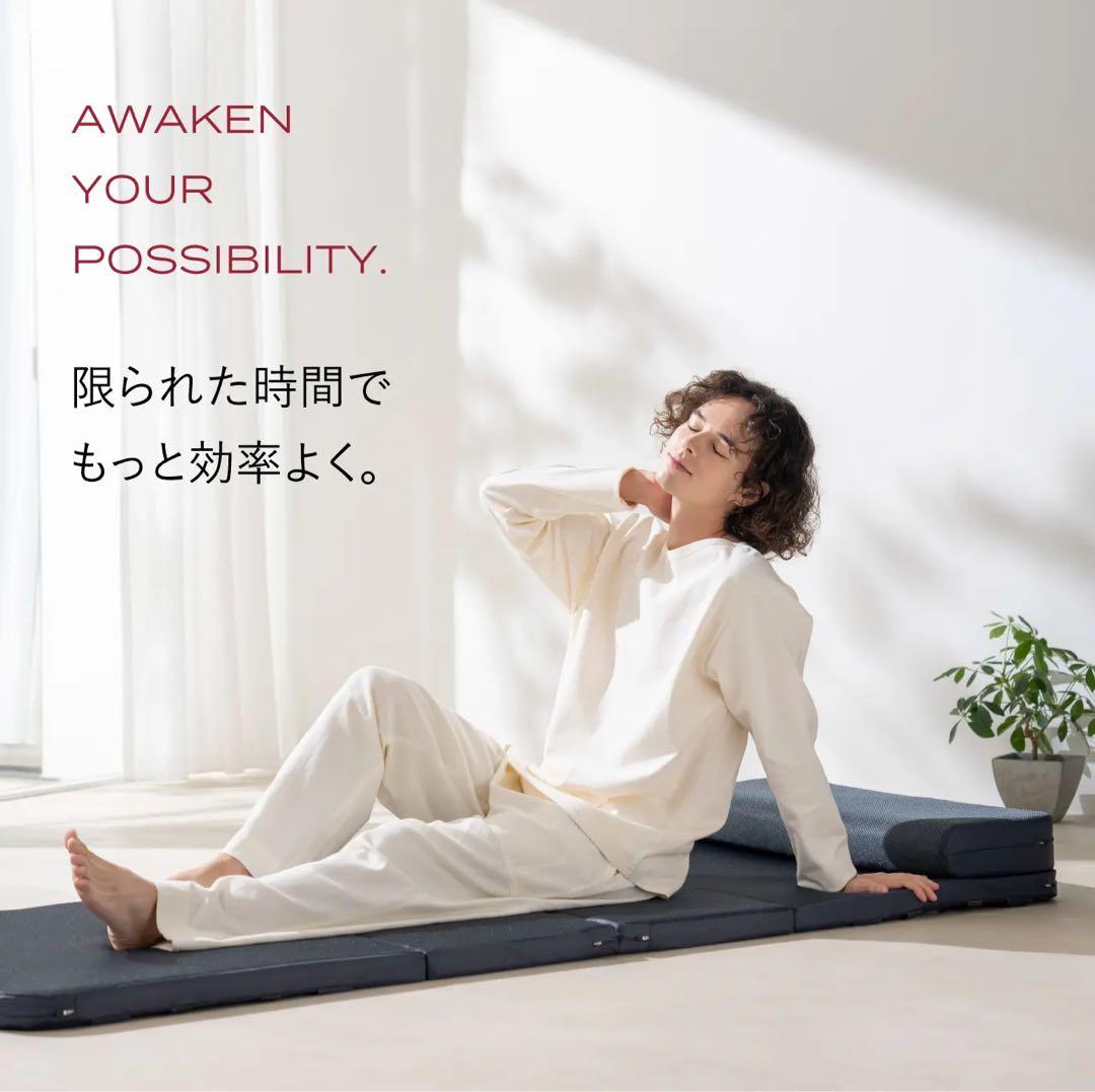 【新品未使用】ブレインスリープ オールインワン マットレス （グレー）