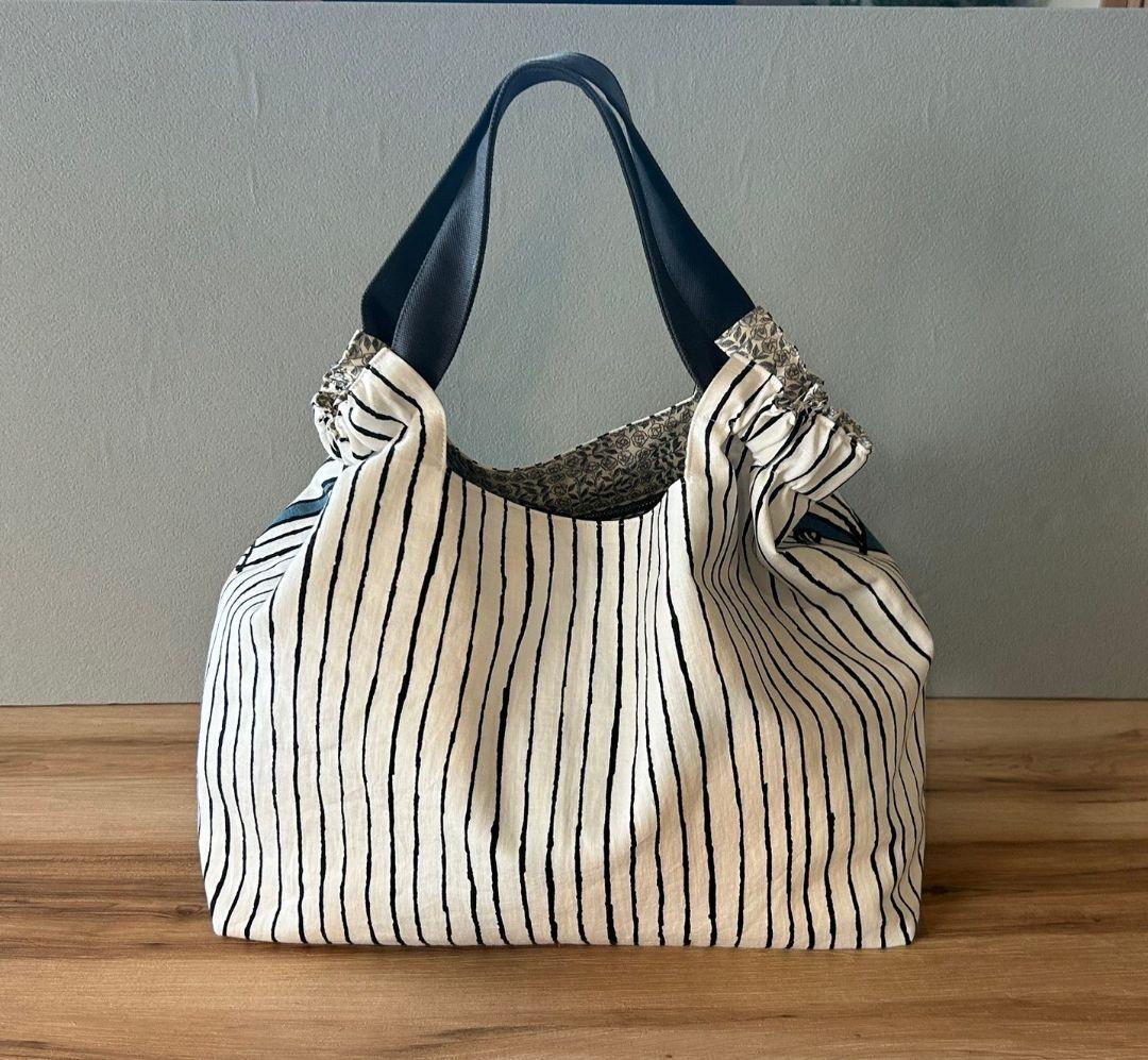 【⁎⁺˳✧༚はこ⁎⁺˳✧様オーダー】ミナペルホネンハンドメイドシャーリングバッグ