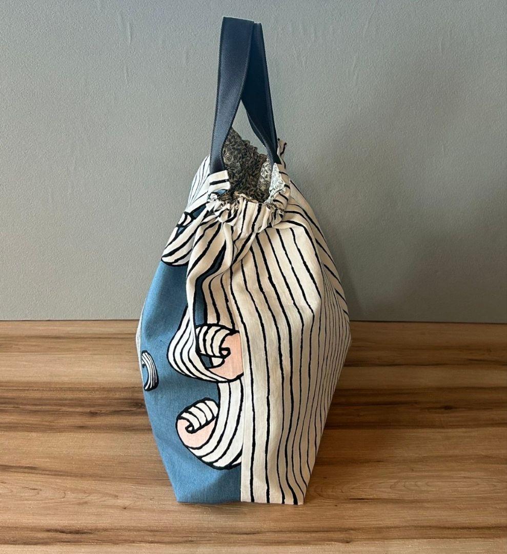 【⁎⁺˳✧༚はこ⁎⁺˳✧様オーダー】ミナペルホネンハンドメイドシャーリングバッグ