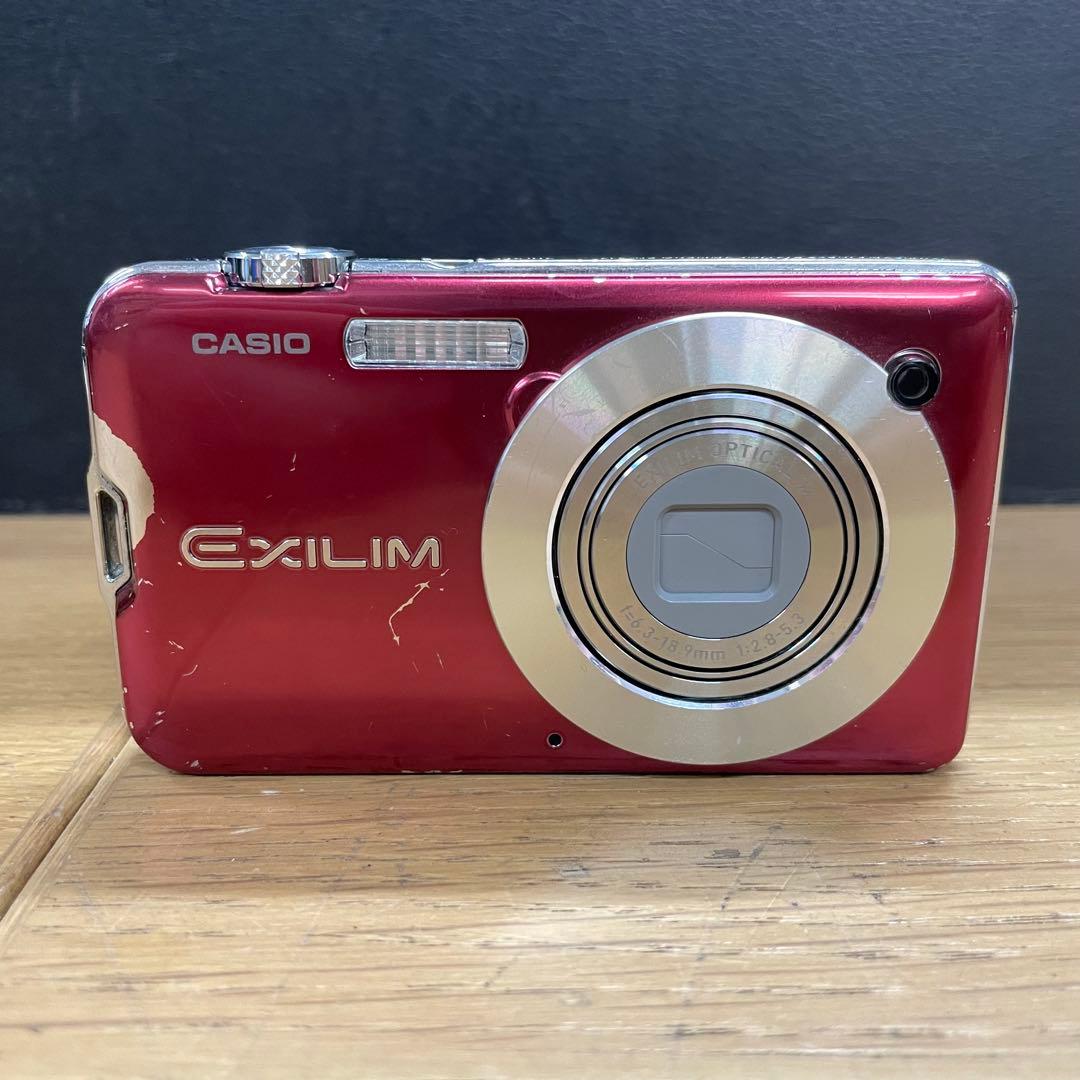 動作品 Casio EX-ZS10 レッド コンパクトデジタルカメラ
