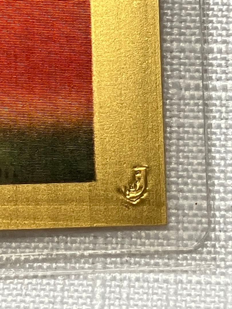 純金アート絵画シリーズコレクション　「富嶽三十六景　赤富士」24K24金　極美品