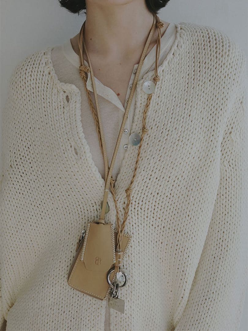 ETRE TOKYO ウールフライスヘンリーネックプルオーバー