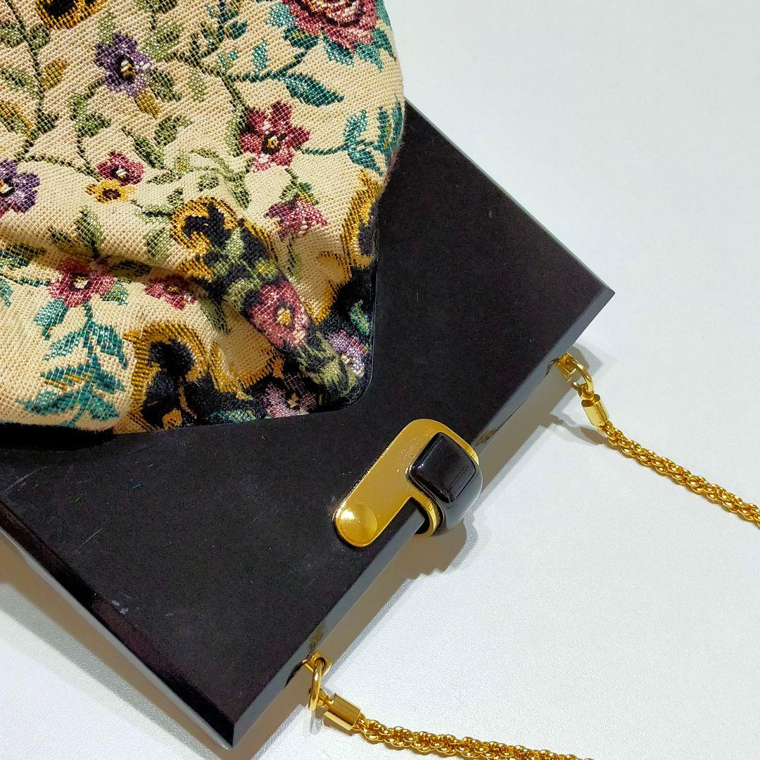 BACK HAVSEN バックハウゼン　ゴブラン織　ミニバッグ　パーティーバッグ