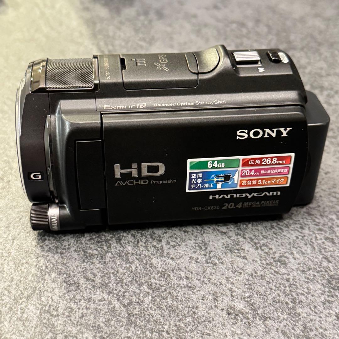 美品 SONY HANDYCAM HDビデオカメラ HDR-CX630V