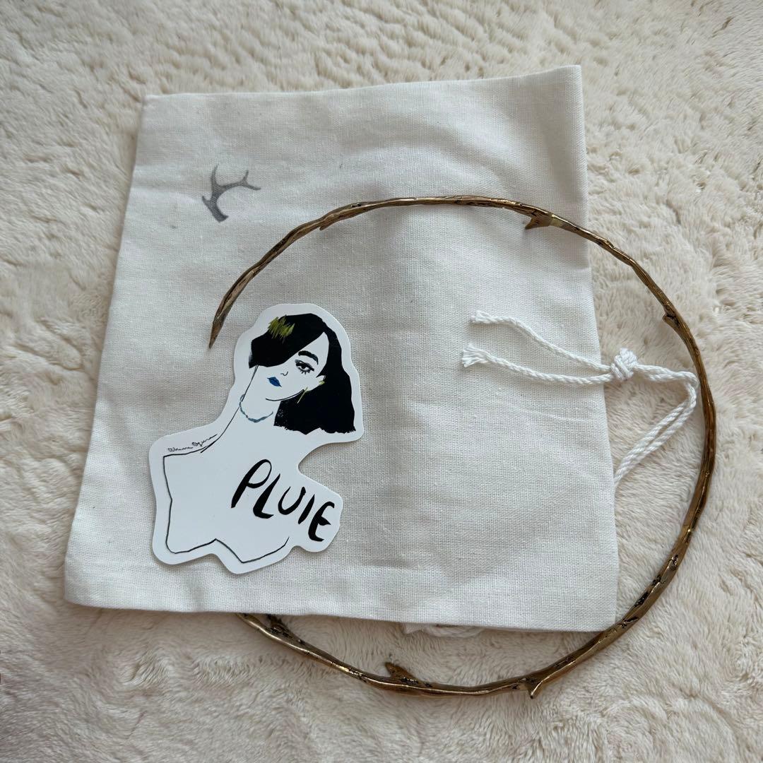 pluie ホーンクラウン　ゴールド