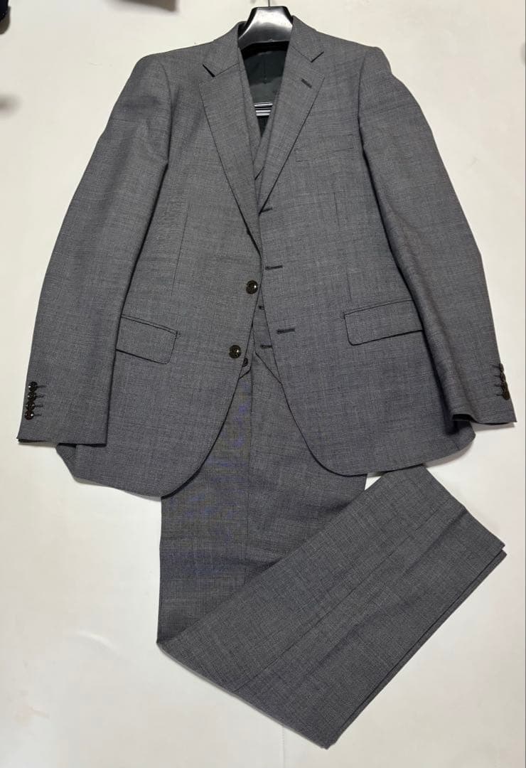 m.f.editorial スリーピース スーツ　セットアップ　A8 グレー