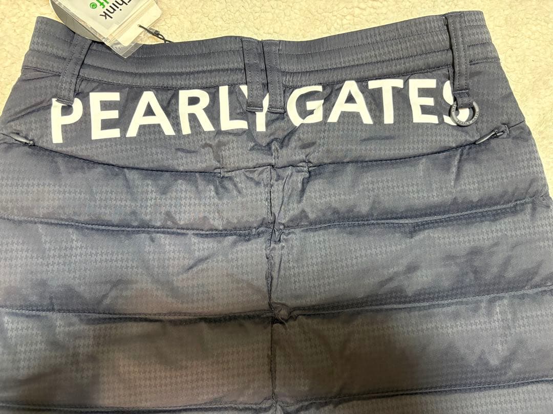 新品 サイズ0 パーリーゲイツ 中綿 スカート ダークネイビー