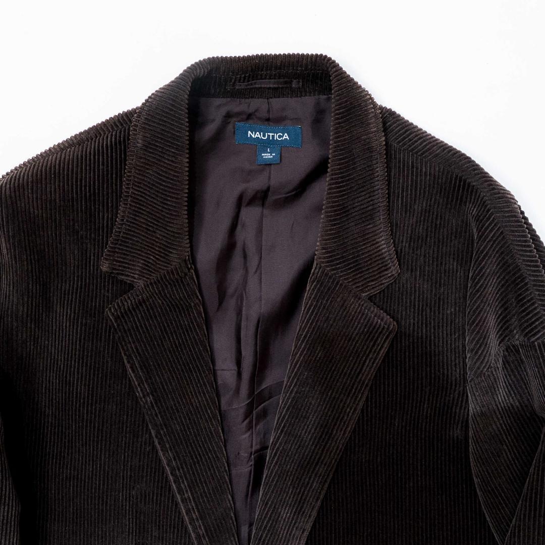 わ*に様 NAUTICA ダークブラウン コーデュロイジャケット
