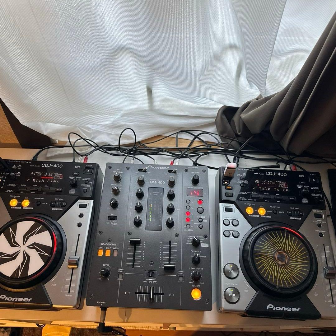 Pioneer CDJ-400,DJM-400セット ※箱あり