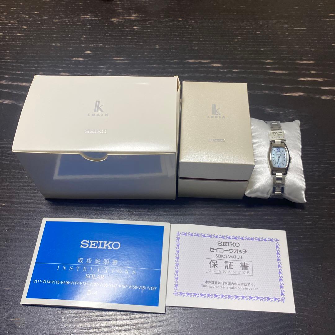 セイコー ルキア レディース ソーラー 腕時計 SSVR129