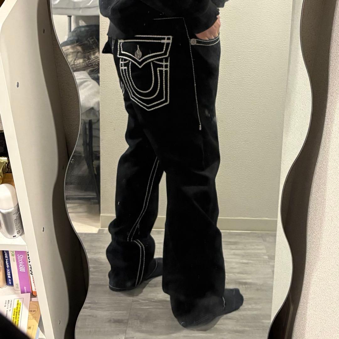 TRUE RELIGION Joey super 34白ステッチ