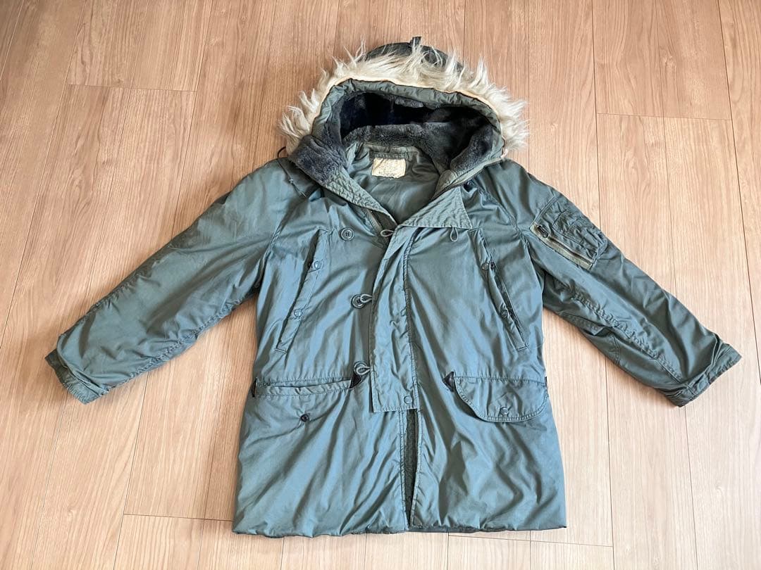 N-3B ミリタリージャケット Sサイズ、ヴィンテージ