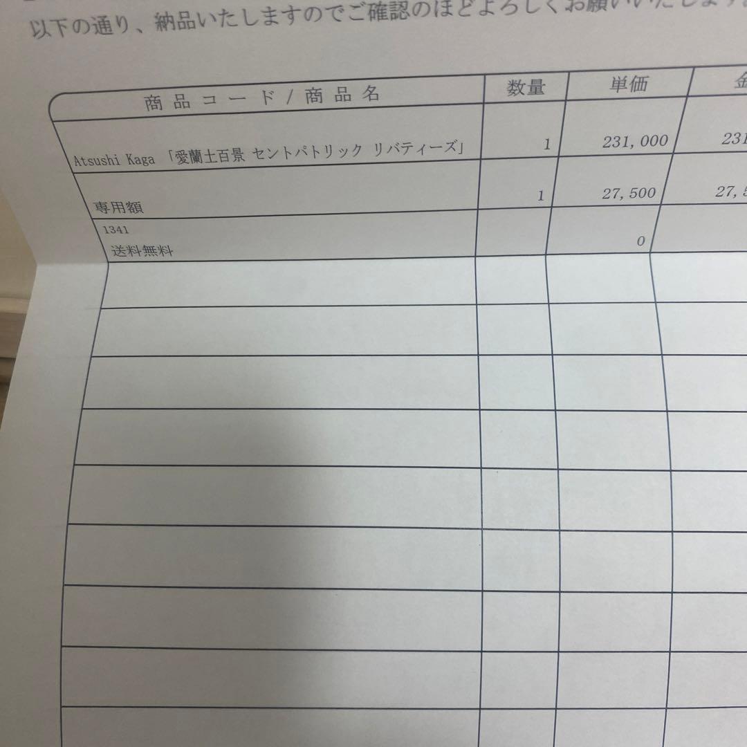 加賀温　KAGA ATUSHI アダチ版画　直筆サイン　エディション入り