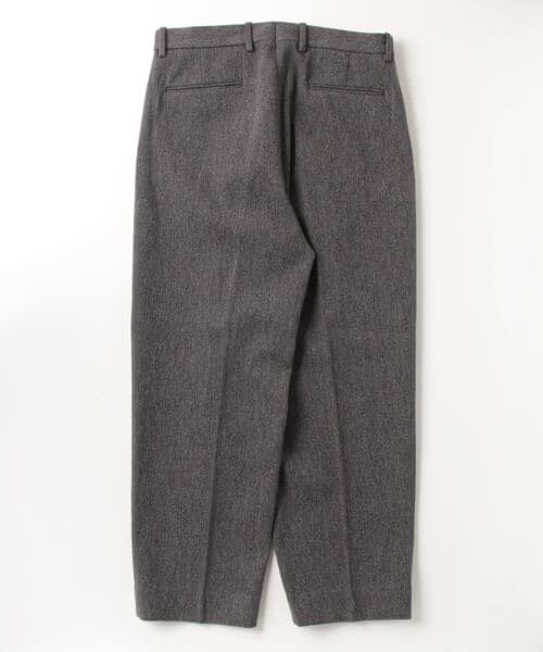 Steven Alanクッキークロス インツープリーツ ドレス トラウザーズ L