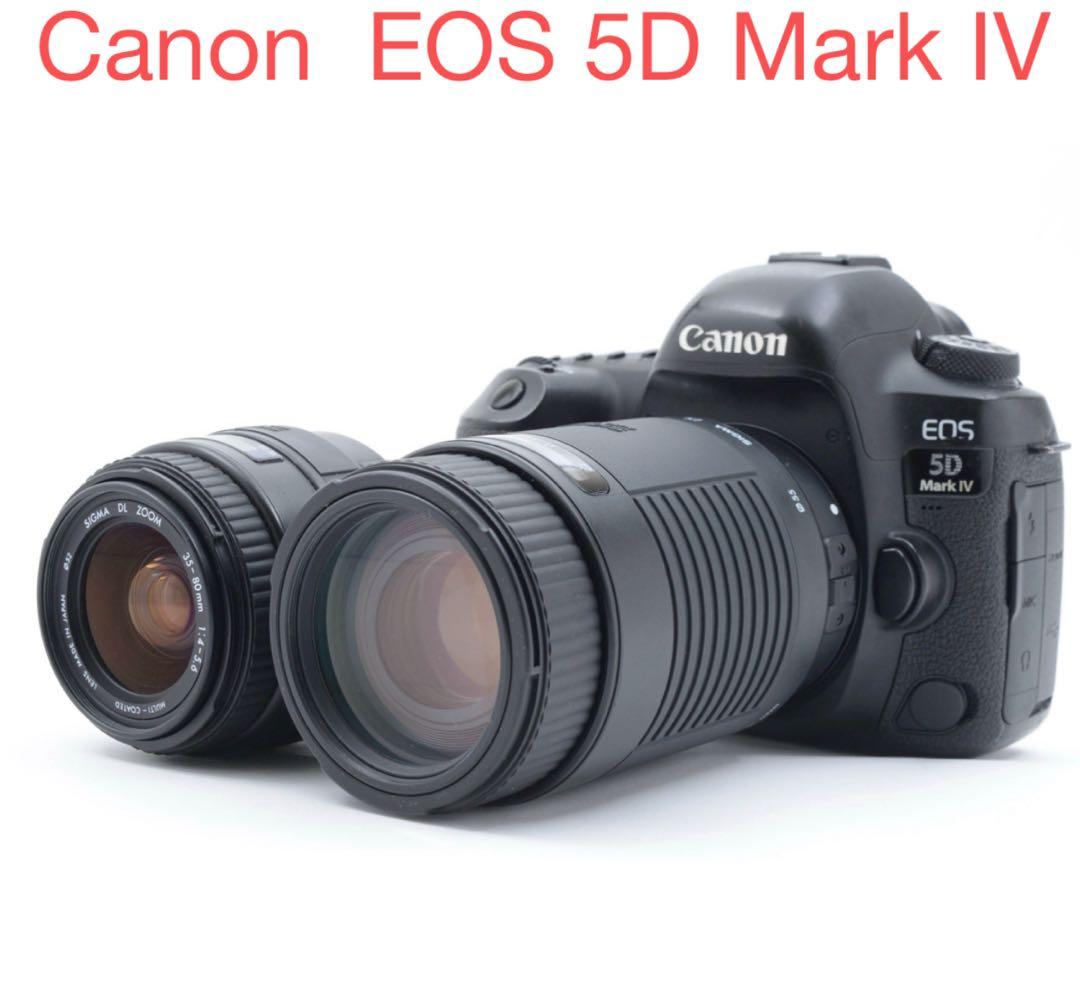 デジタル一眼レフカメラCanon EOS 5D Mark IVダブルレンズセット