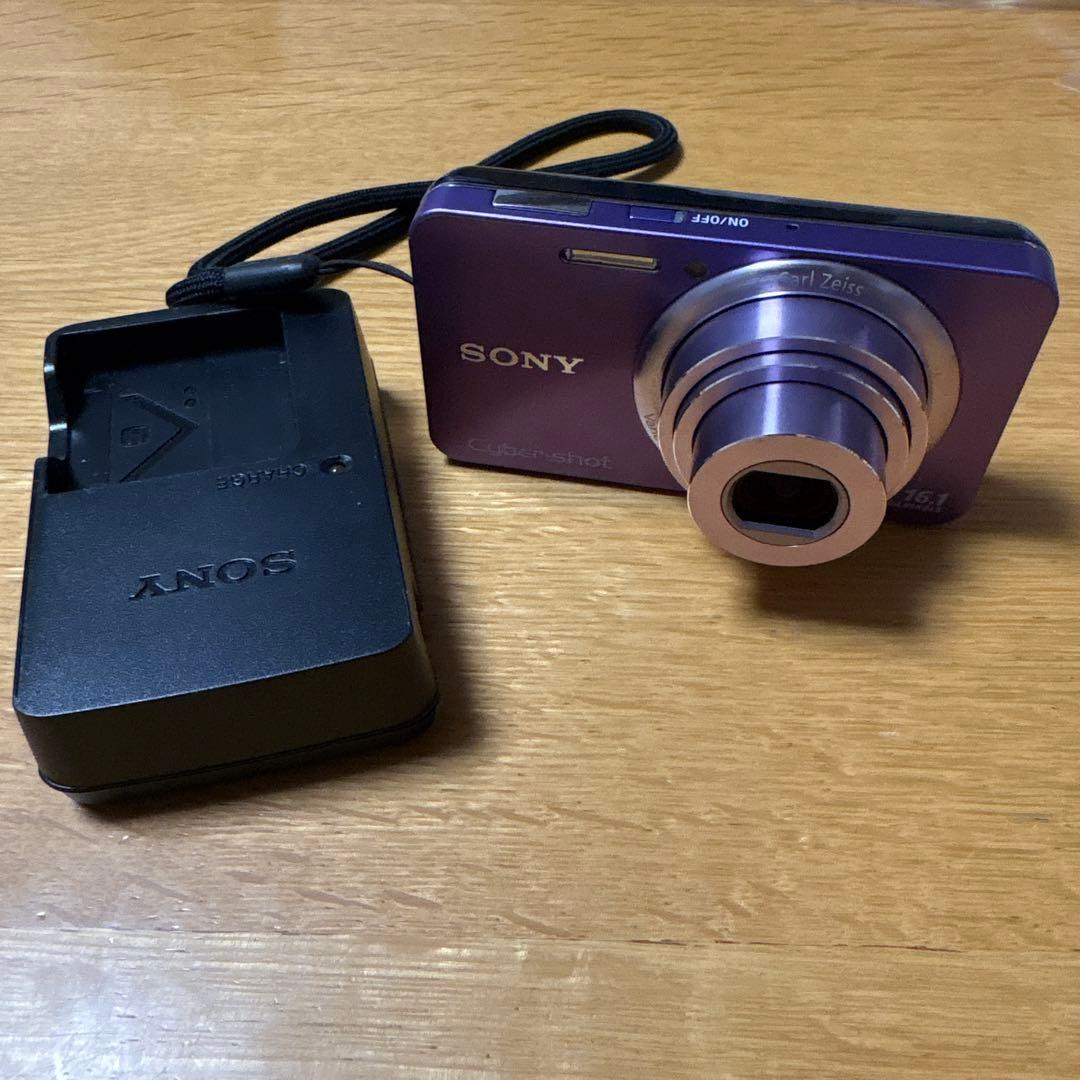 箱付き！SONYソニーCyber-shot DSC-W570 バイオレット　紫