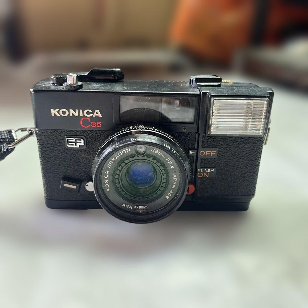 フィルムカメラ　Konica C35 EF HEXANON コニカ　ヘキサノン