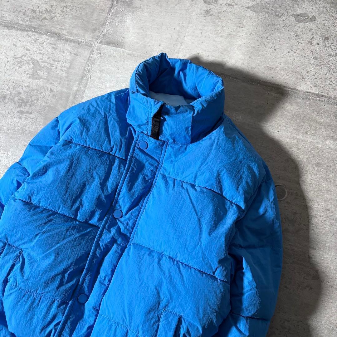 パファージャケット ドローコード 短丈 水色 テック系 y2k