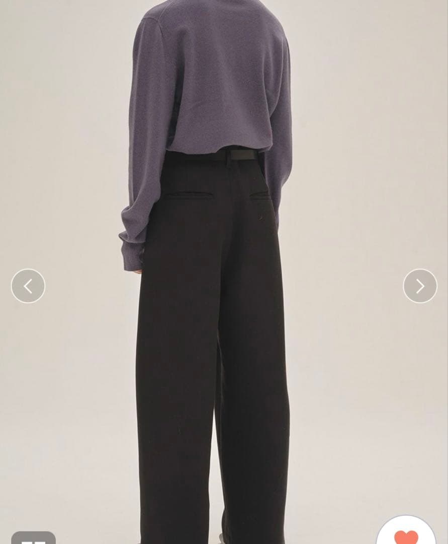 新品　Wide Cocoon Trousers/ワイドコクーントラウザーズ