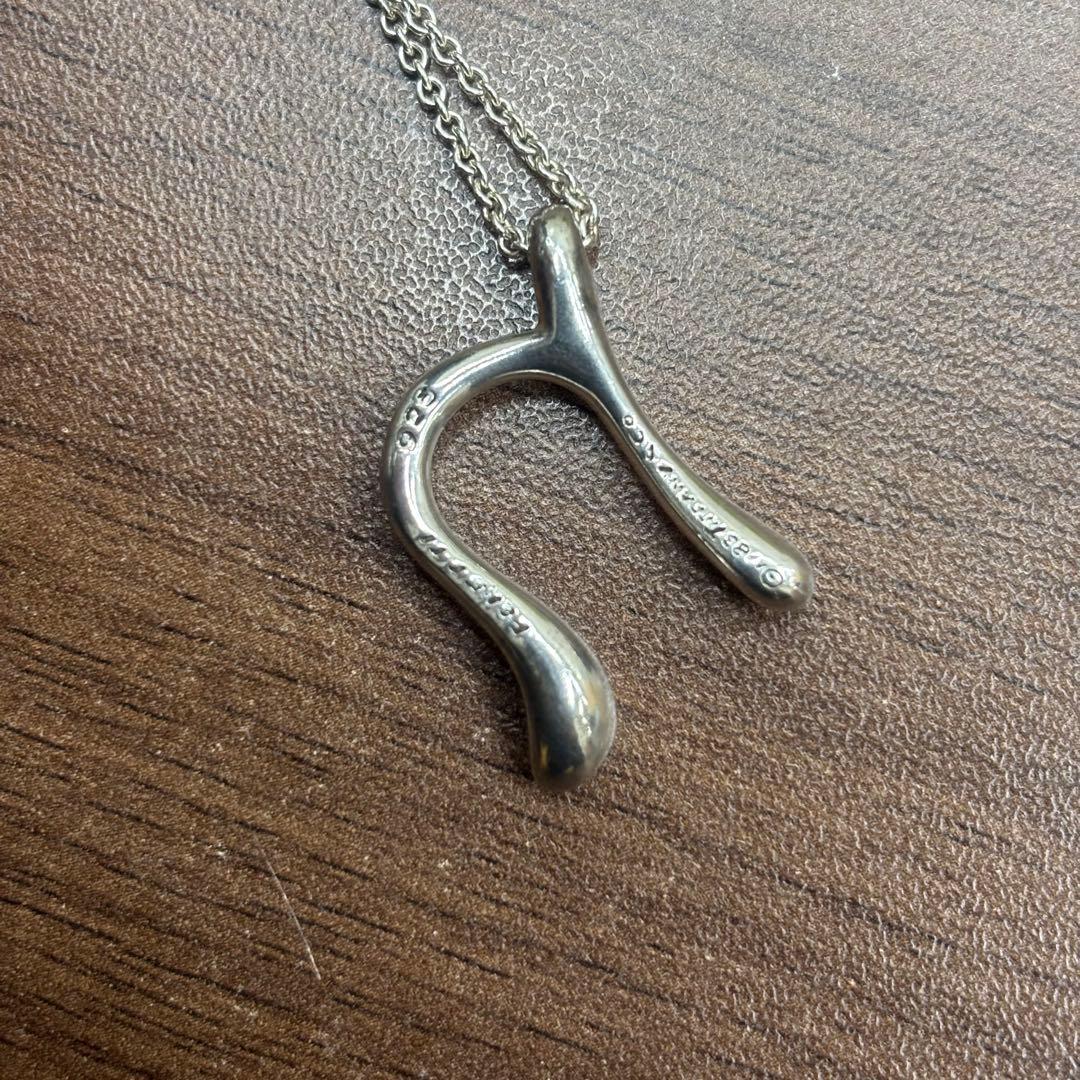 Tiffany ティファニー N イニシャル ロングネックレス シルバー 925