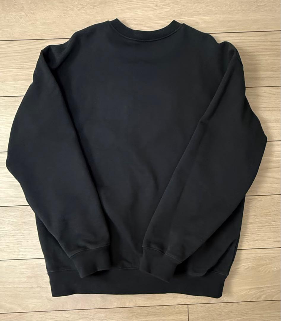 Dime ブラック クルーネックスウェット　L