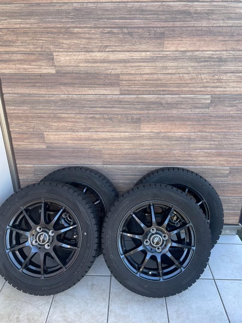 タフト スタッドレスタイヤ15 DUNLOP WINTER MAX※説明欄必須※