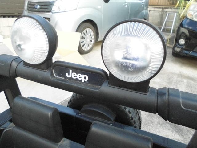 子供が乗れる電動ラジコンカー　＜Ｊｅｅｐ＞2人乗り可能　現役動作品