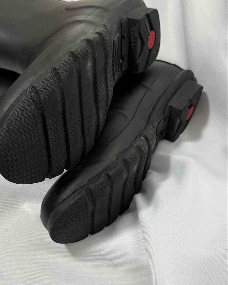 美品 ハンター hunter レインブーツ ロング 黒 レディース