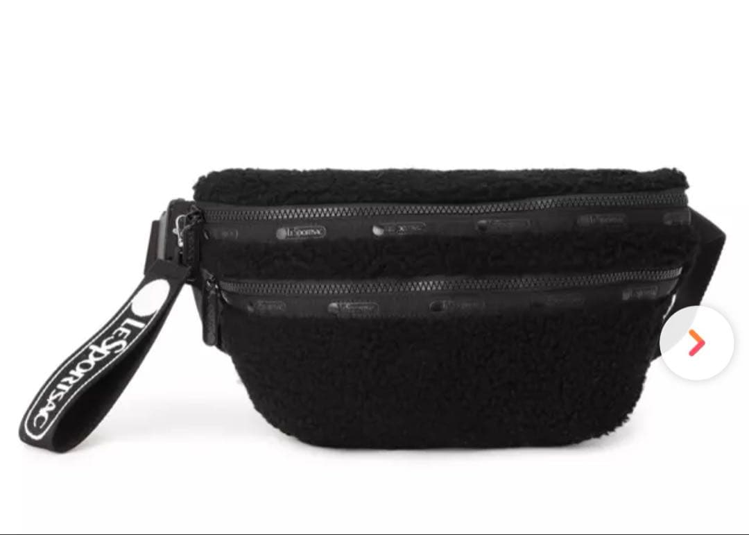 【レスポートサック 】【SPUR別注】ボディーバッグ ブラック