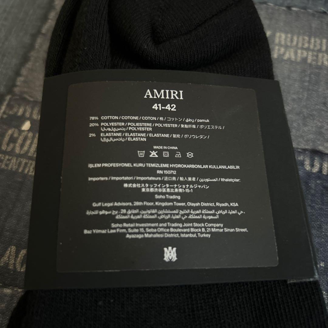 AMIRI ソックス 41-42サイズ