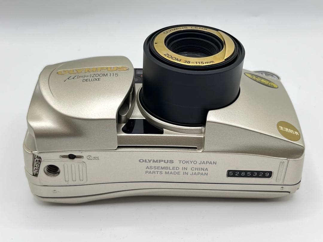 動作確認済 OLYMPUS μ ZOOM 115 dlxコンパクトフィルムカメラ