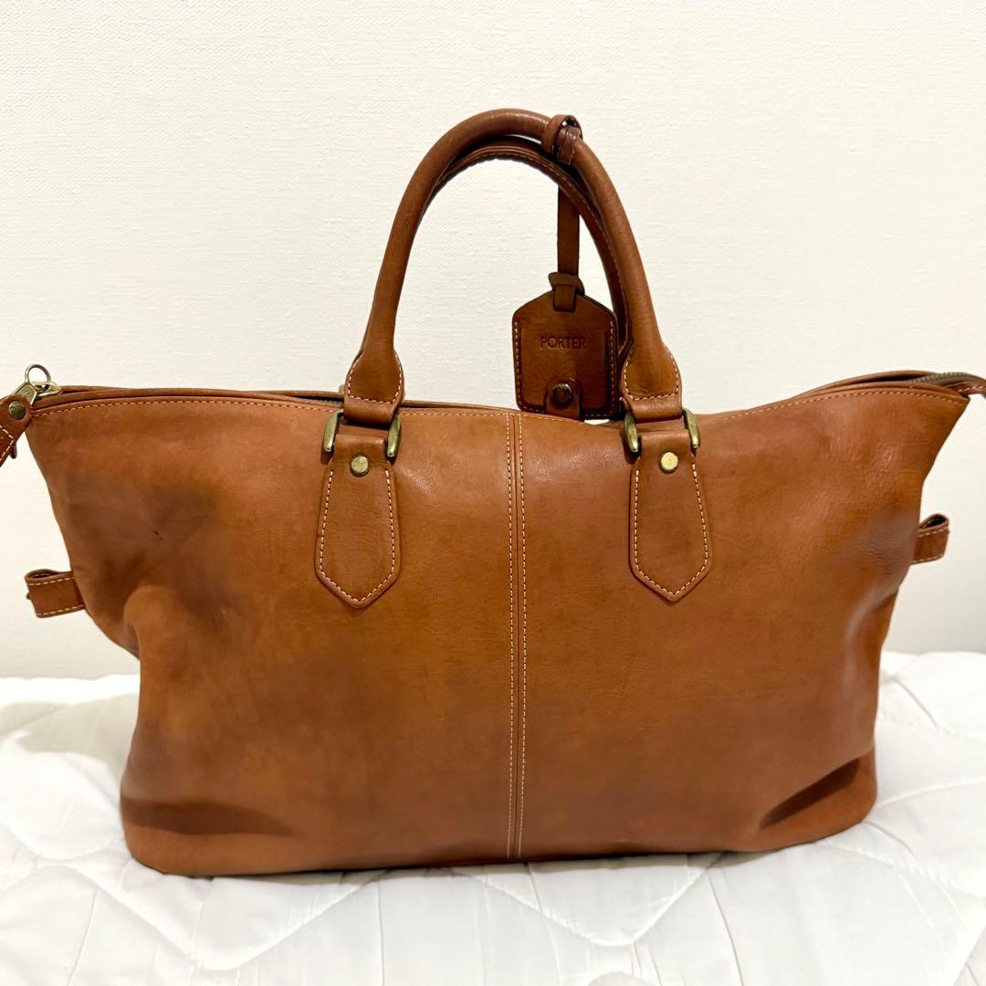 格安！PORTER吉田カバン レザーボストンバッグ