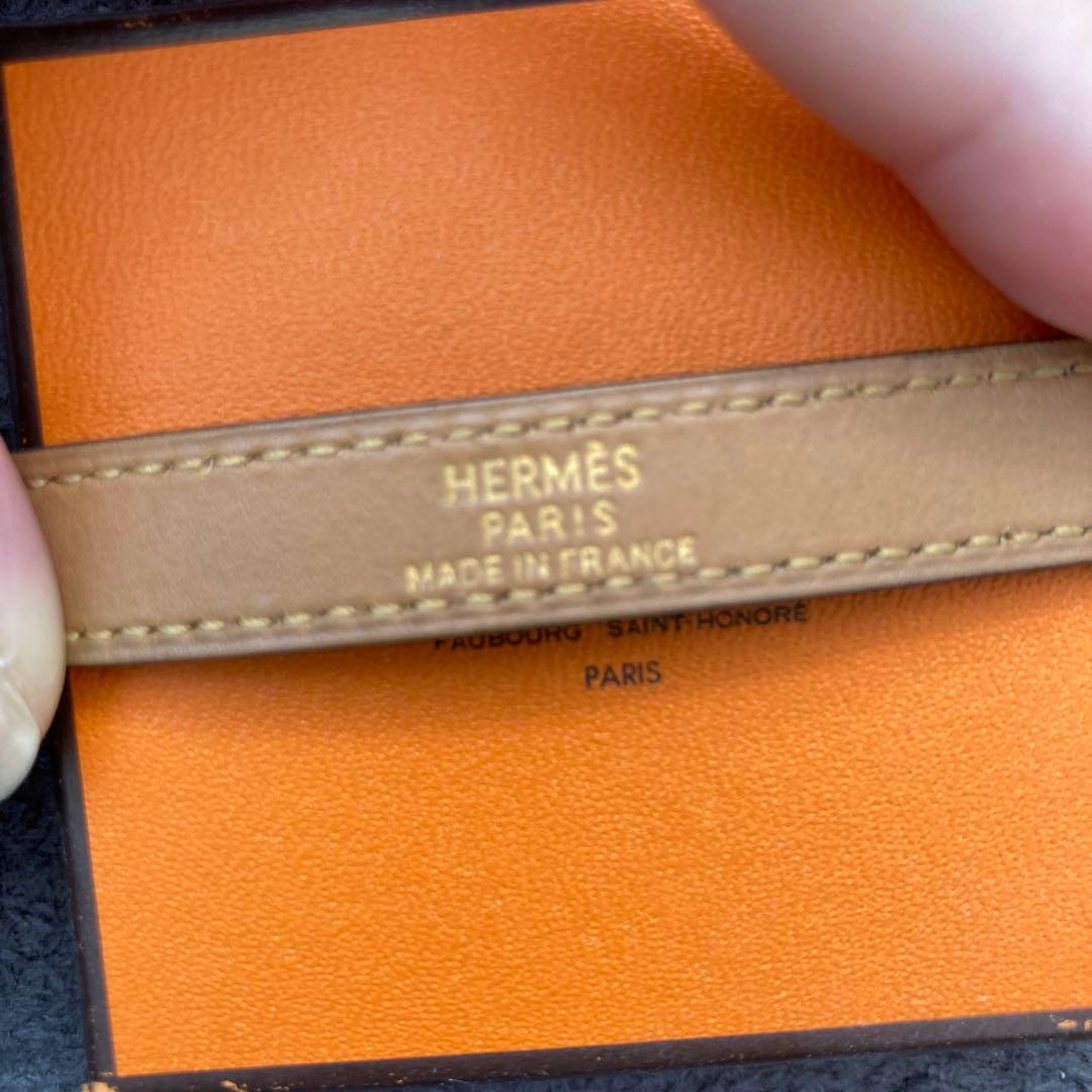 HERMES エルメス　ケリー　ブレスレット　ブルー× ゴールド