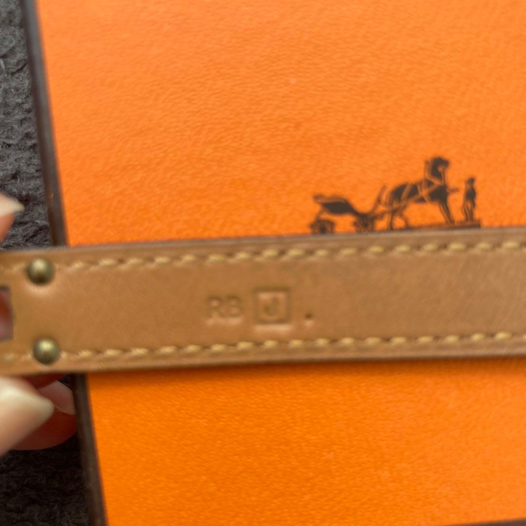 HERMES エルメス　ケリー　ブレスレット　ブルー× ゴールド